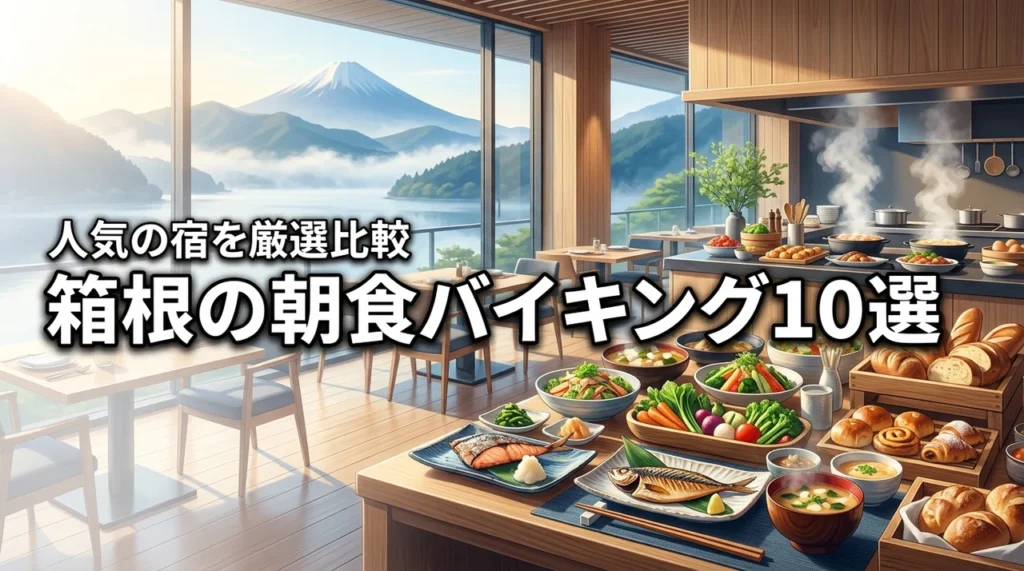 箱根で朝食バイキングが美味しいホテル10選！満足度の高い宿を厳選して比較