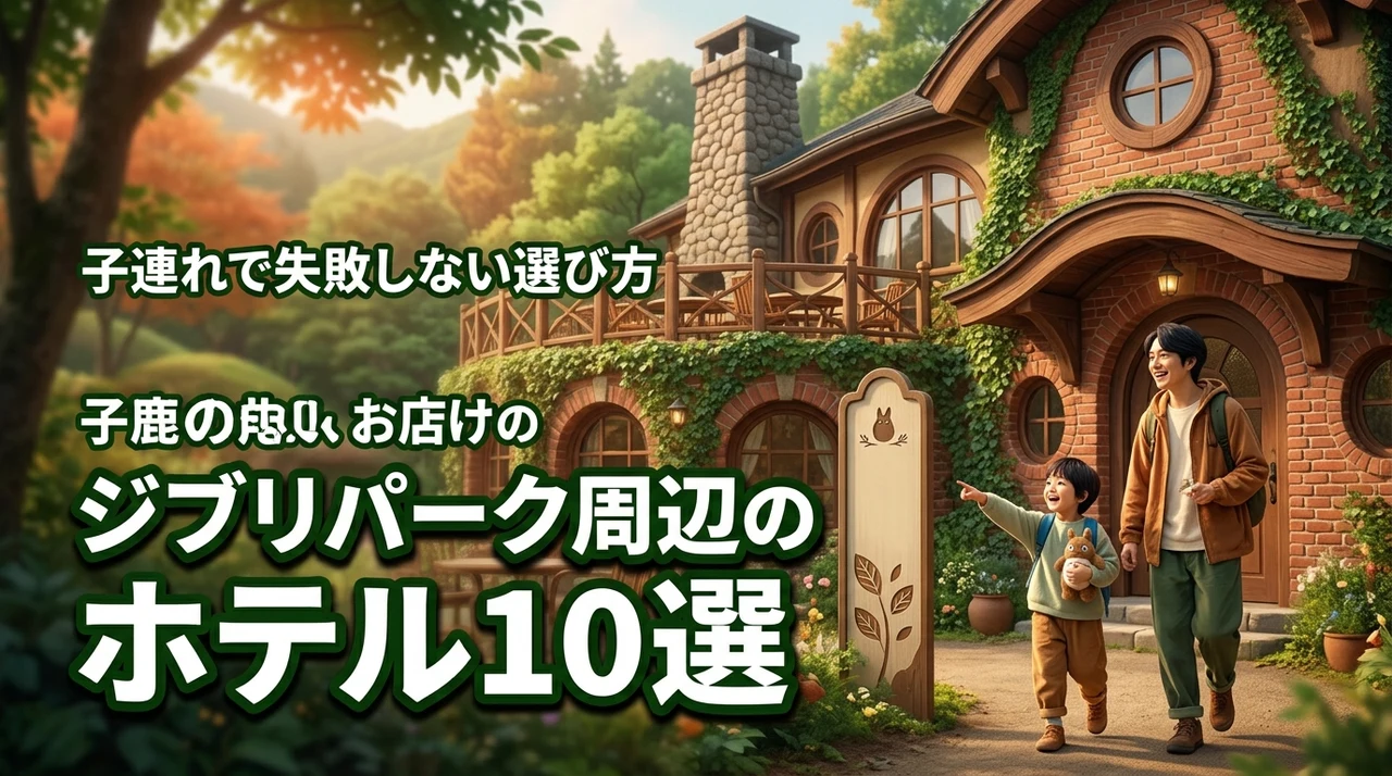 ジブリパーク周辺で子連れにおすすめのホテル10選！失敗しない選び方とアクセス術