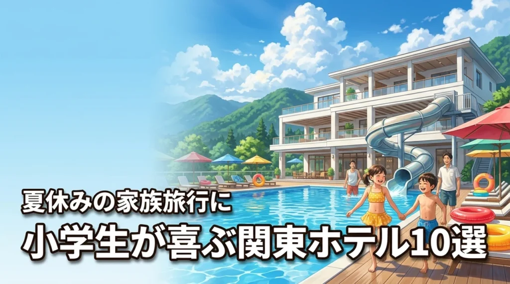 【厳選】夏休みの家族旅行は関東のホテルへ！小学生が喜ぶ人気宿10選と選ぶコツ