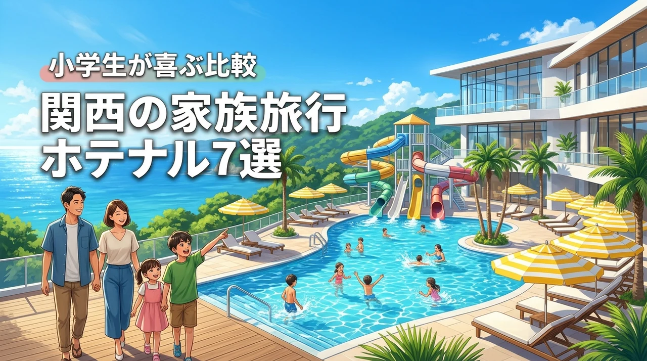 夏休みに小学生が喜ぶ家族旅行!関西のホテルおすすめ7選を徹底比較