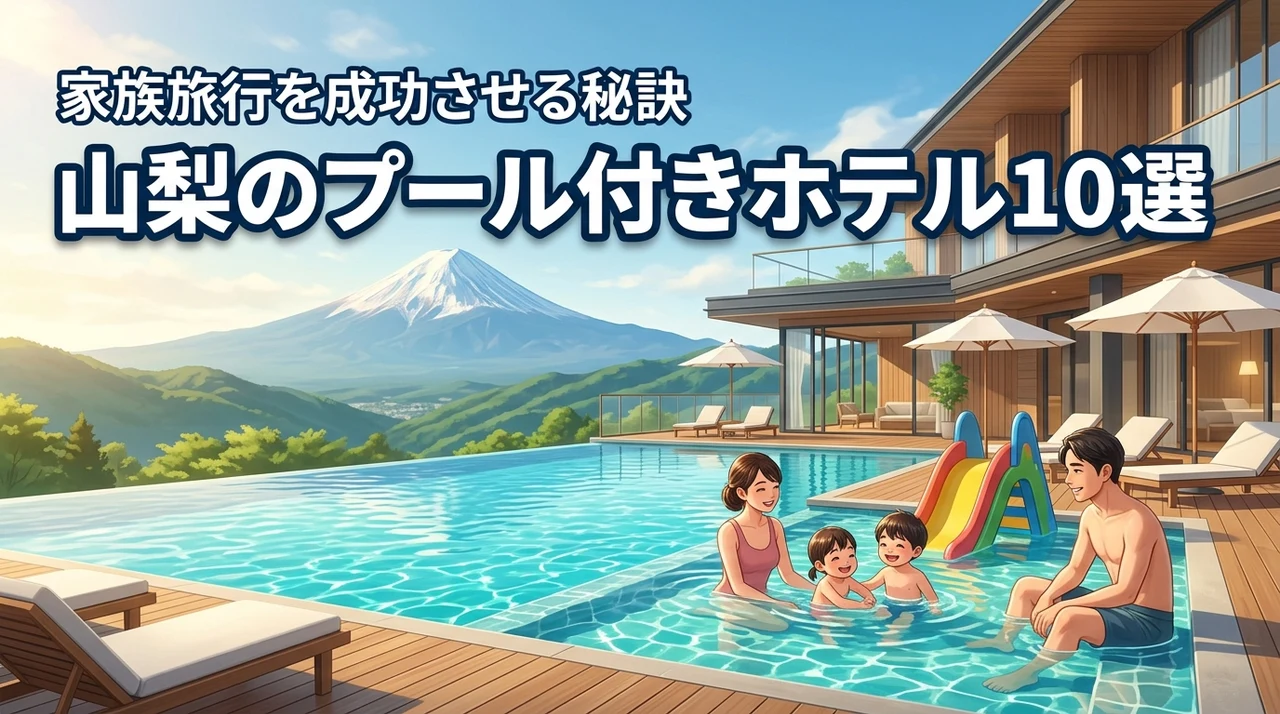 山梨で子連れに最適なプール付きホテル厳選10選!家族旅行を大成功させる秘訣