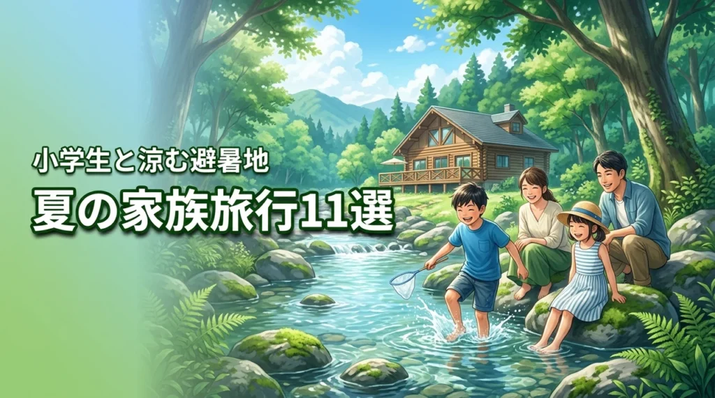 夏休みは涼しい避暑地へ！小学生が喜ぶ家族旅行先おすすめ11選
