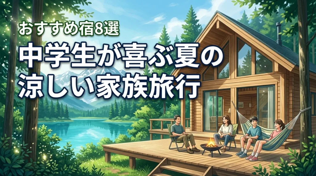 夏休み中学生が喜ぶ家族旅行！涼しい避暑地とおすすめ宿8選