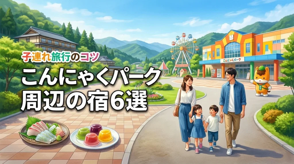 こんにゃくパーク周辺の宿6選！子連れ家族旅行を最高に楽しむコツ