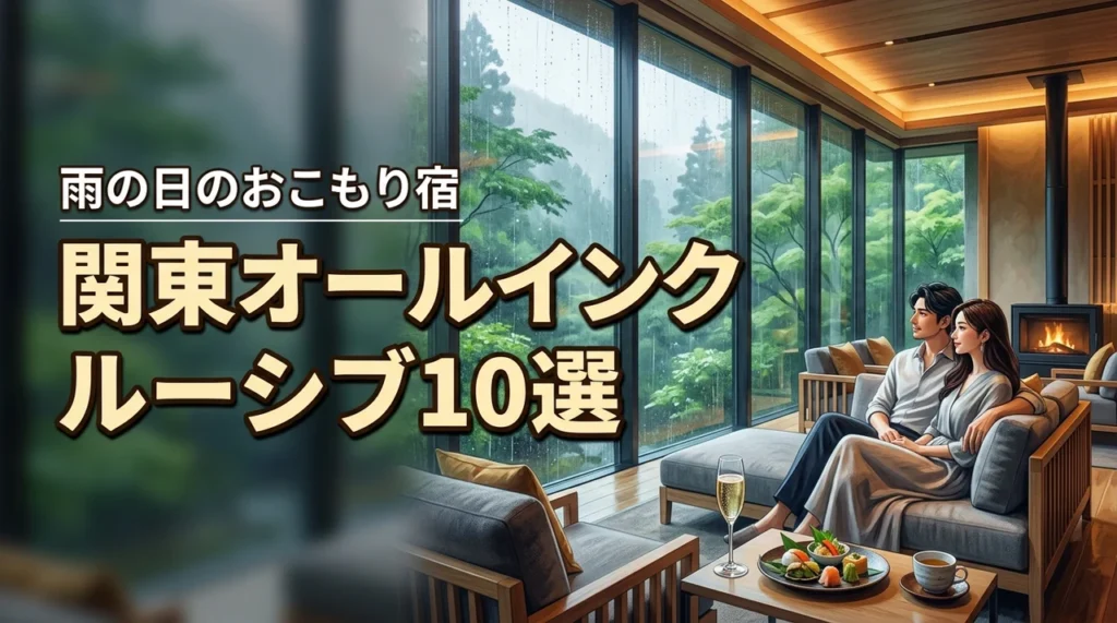 関東で雨の日も楽しめるオールインクルーシブ宿10選！おこもりステイのメリットも