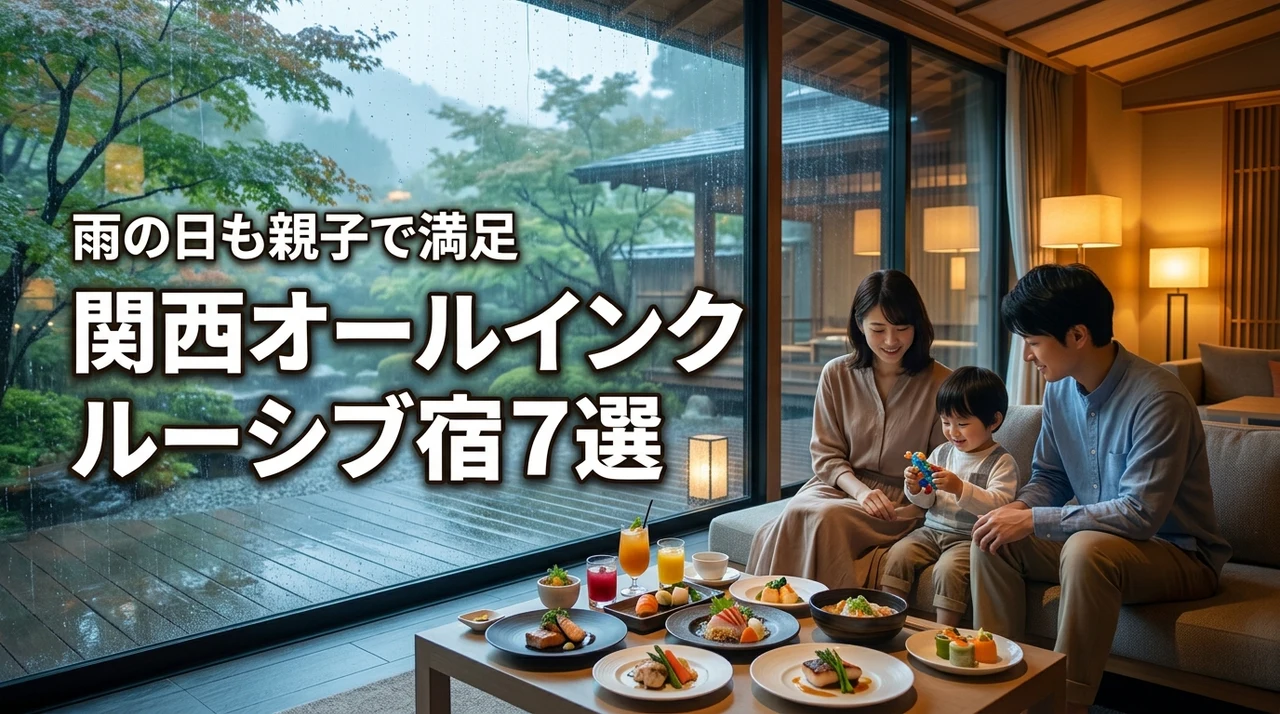 関西で雨の日も楽しめるオールインクルーシブ宿7選！子連れも大人も満足の選び方