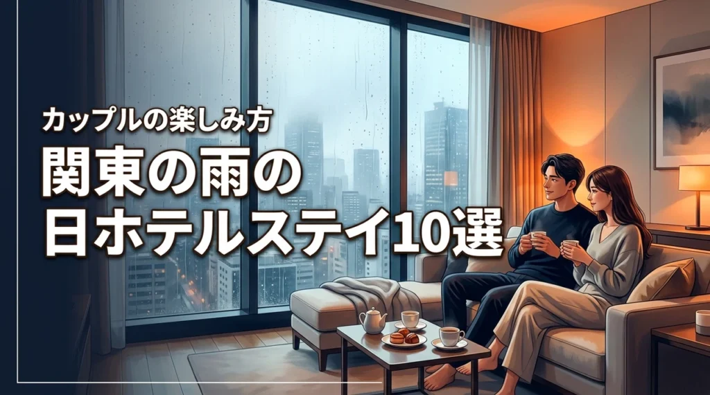 関東の雨の日もホテルステイを満喫！カップルにおすすめの厳選宿10選と楽しみ方