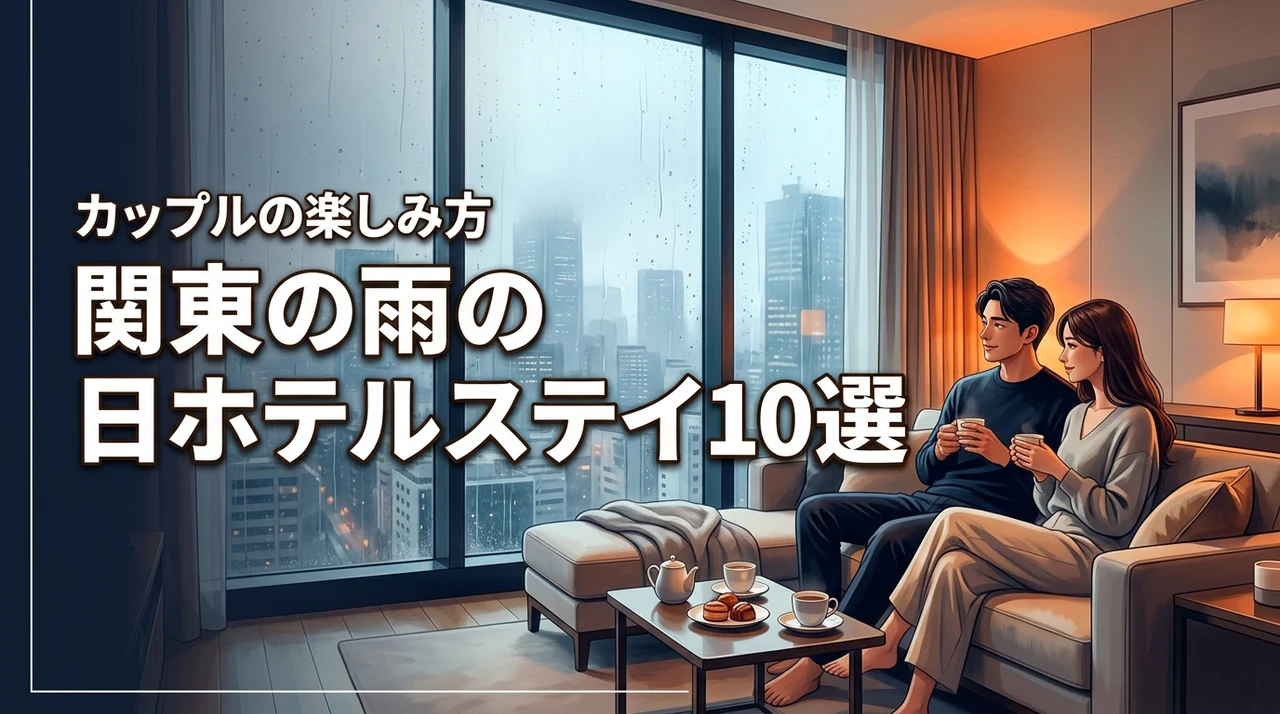 関東の雨の日もホテルステイを満喫!カップルにおすすめの厳選宿10選と楽しみ方