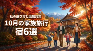 10月におすすめの国内家族旅行の宿6選！秋を満喫する選び方と混雑対策