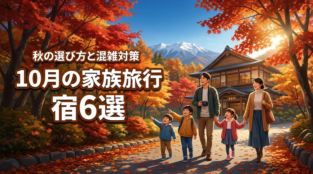 10月におすすめの国内家族旅行の宿6選!秋を満喫する選び方と混雑対策