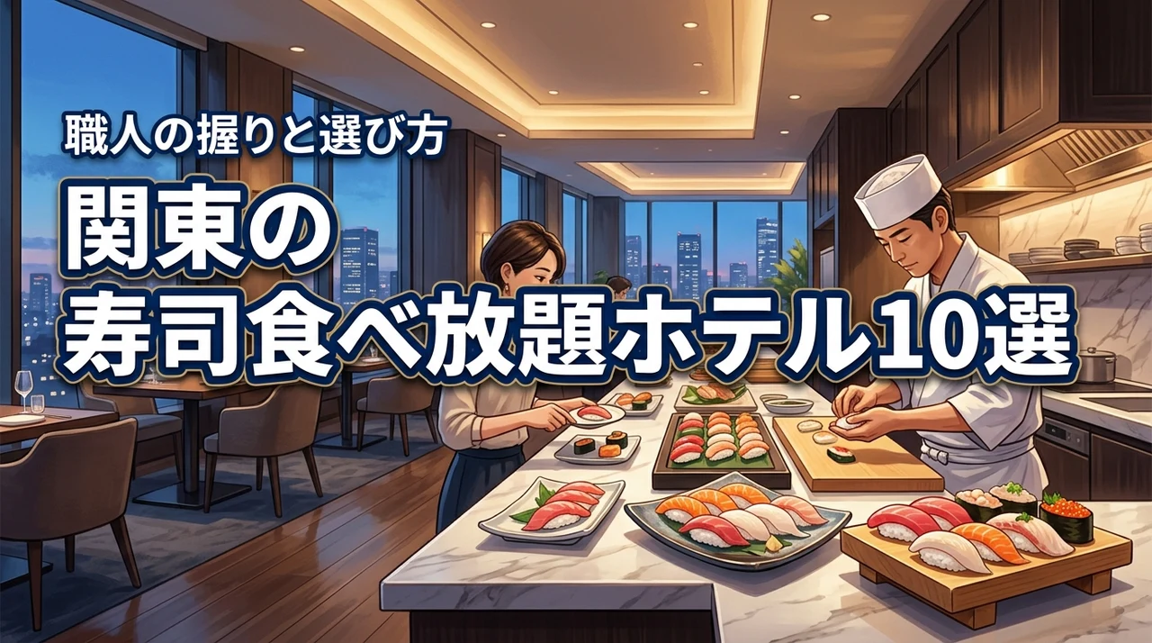 関東のホテルでバイキング!職人が握る寿司食べ放題が人気の宿10選と選び方を紹介
