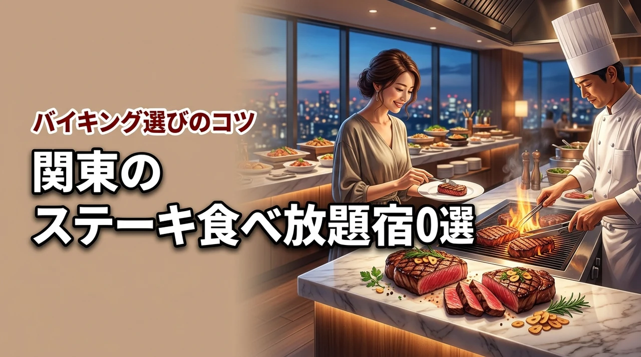 関東のホテルでバイキングを堪能！ステーキ食べ放題が人気の宿10選と選び方を解説