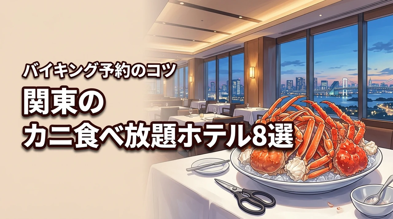 関東のホテルでカニ食べ放題を満喫!バイキングが人気の宿8選と予約のコツ